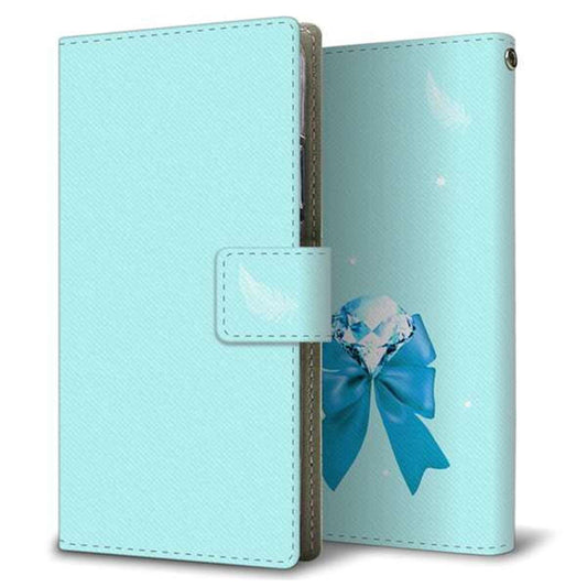 docomo HUAWEI（ファーウェイ） P30 Pro HW-02L 画質仕上げ プリント手帳型ケース(薄型スリム)【YA992 セレブリボン02】