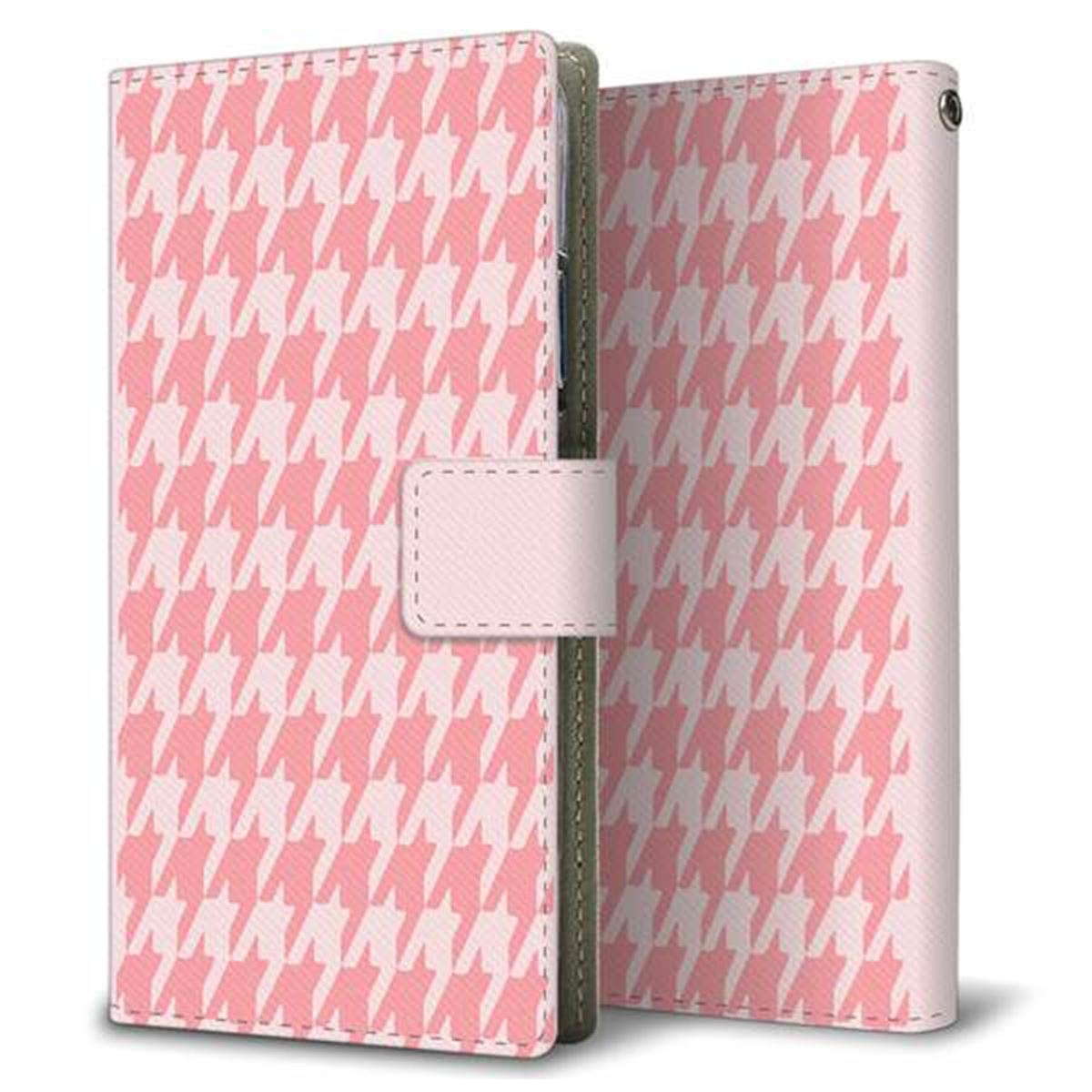 HUAWEI（ファーウェイ） P40 lite 5G CDY-NA9A 画質仕上げ プリント手帳型ケース(薄型スリム)【YA996 千鳥格子01】