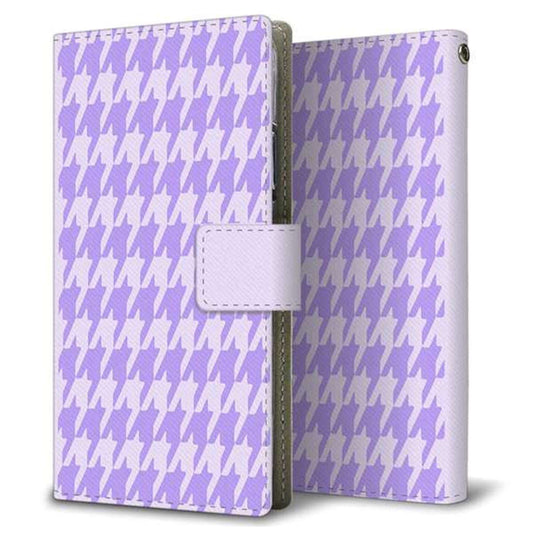 iPhone XR 画質仕上げ プリント手帳型ケース(薄型スリム)【YA999 千鳥格子04】