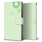 Softbank アクオス R5G 908SH 高画質仕上げ プリント手帳型ケース(薄型スリム)【YB820 フローラルパターン01】