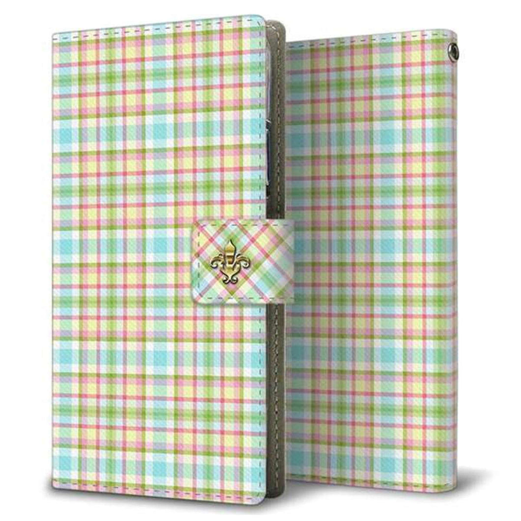 au アクオス セリエ ミニ SHV33 画質仕上げ プリント手帳型ケース(薄型スリム)【YB826 ギンガムチェック】