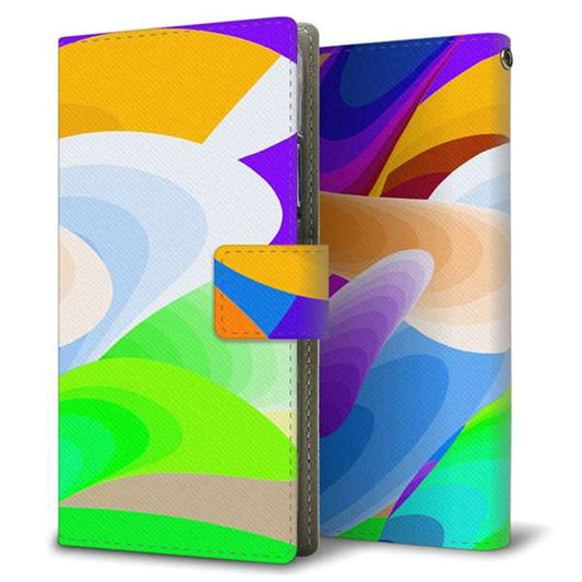 HUAWEI（ファーウェイ） P40 lite E ART-L29N 画質仕上げ プリント手帳型ケース(薄型スリム)【YB836 ニュートンリング03】