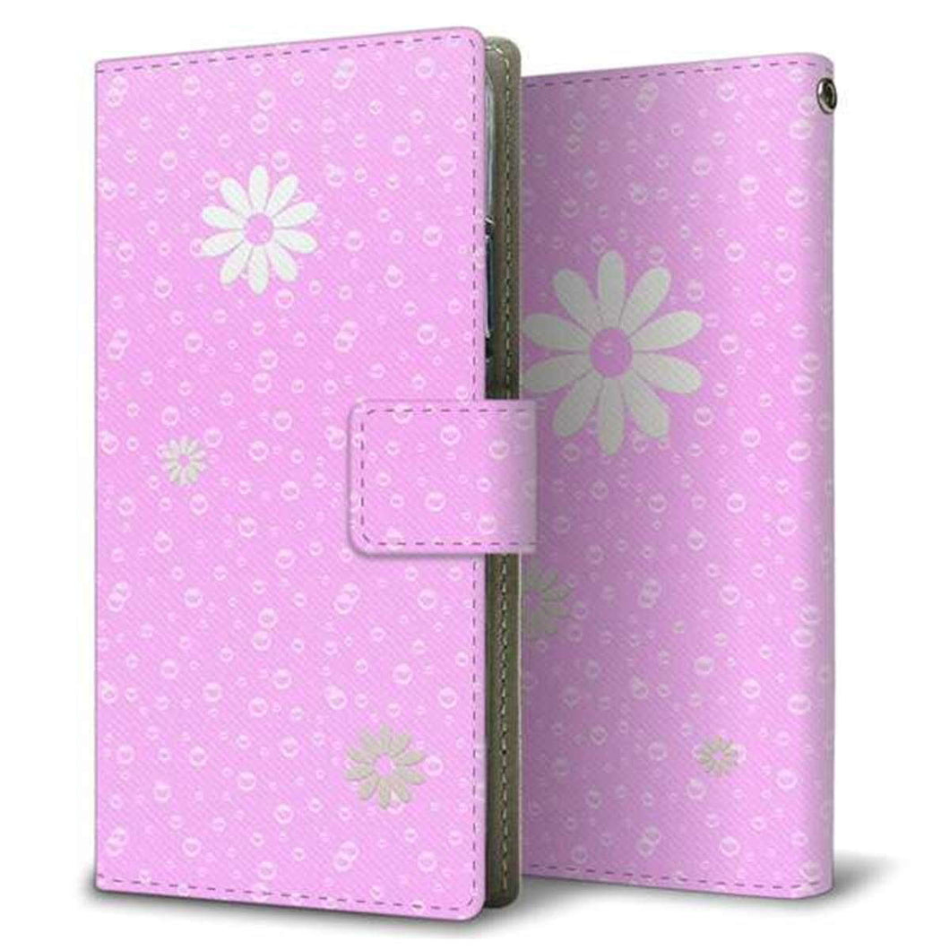 docomo LG style3 L-41A 画質仕上げ プリント手帳型ケース(薄型スリム)【YB869 フラワーソーダ02】