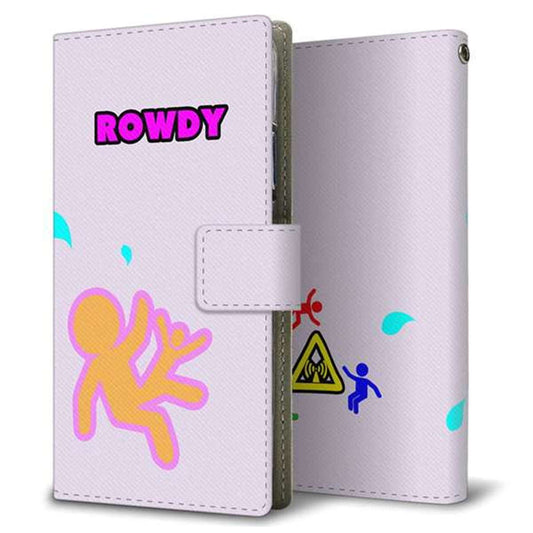 au HUAWEI（ファーウェイ） P30 lite Premium HWV33 画質仕上げ プリント手帳型ケース(薄型スリム)【YB871 ピクトマン02】