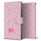 HUAWEI（ファーウェイ）nova lite 2 FIG-LA1 画質仕上げ プリント手帳型ケース(薄型スリム)【YB890 レオパルドピンク】