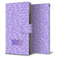 SIMフリー アクオスセンス5G SH-M17 画質仕上げ プリント手帳型ケース(薄型スリム)【YB893 レオパルドパープル】