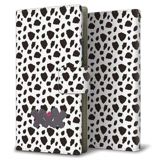 docomo ギャラクシーS21 ウルトラ 5G SC-52B 画質仕上げ プリント手帳型ケース(薄型スリム)【YB894 ダルメシアン】