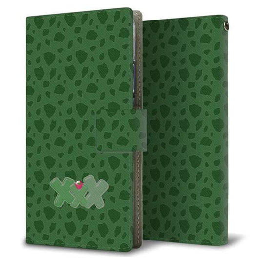 Y!mobile ZTE リベロ5G A003ZT 画質仕上げ プリント手帳型ケース(薄型スリム)【YB895 ダルメシアンアーミーグリーン】