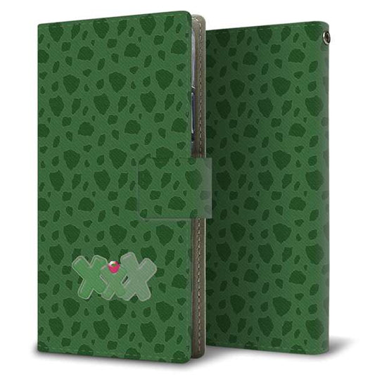 softbank エクスペリアXZ 601SO 高画質仕上げ プリント手帳型ケース(薄型スリム)【YB895 ダルメシアンアーミーグリーン】