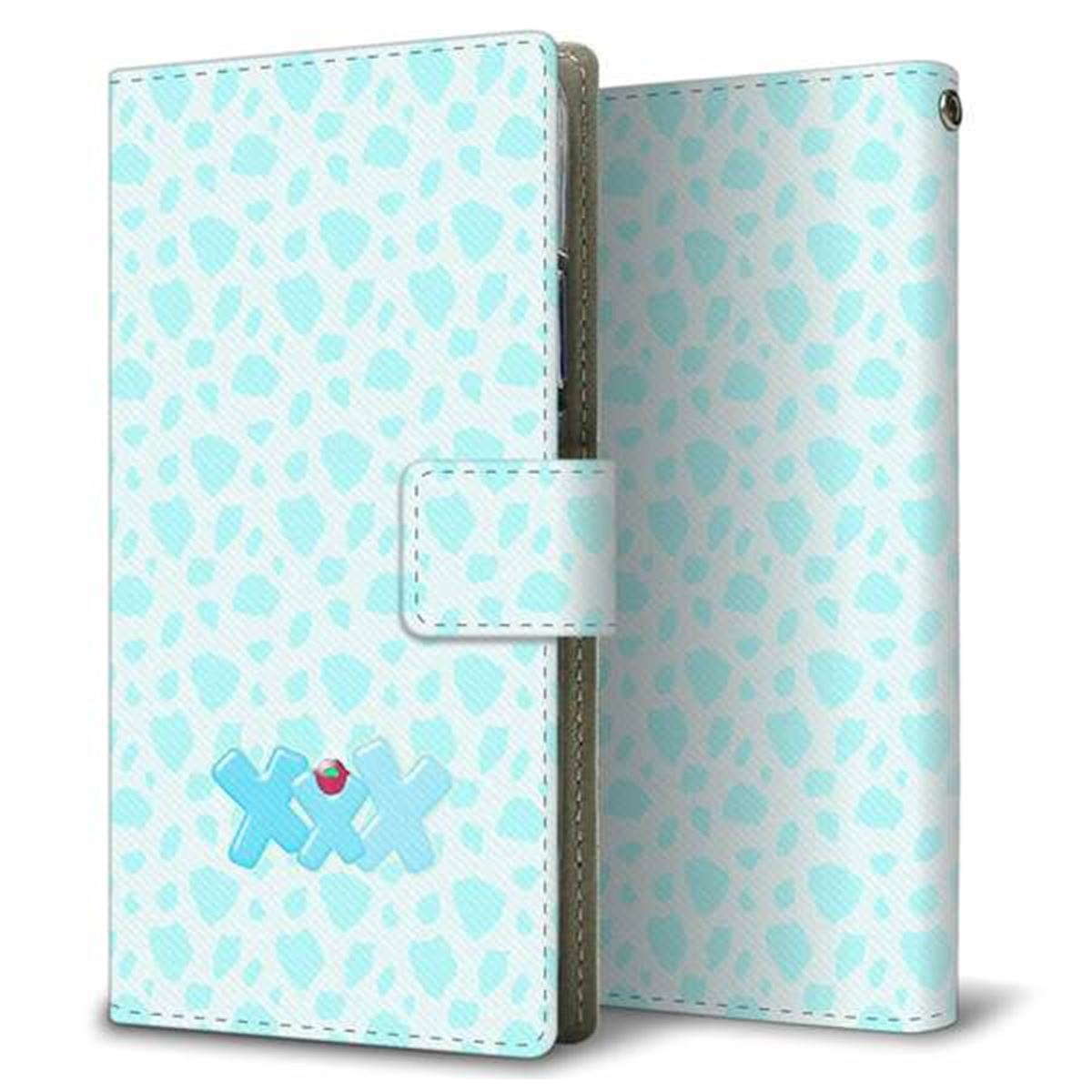 AQUOS sense7 SH-M24 楽天モバイル 画質仕上げ プリント手帳型ケース(薄型スリム)【YB896 ダルメシアンブルー】