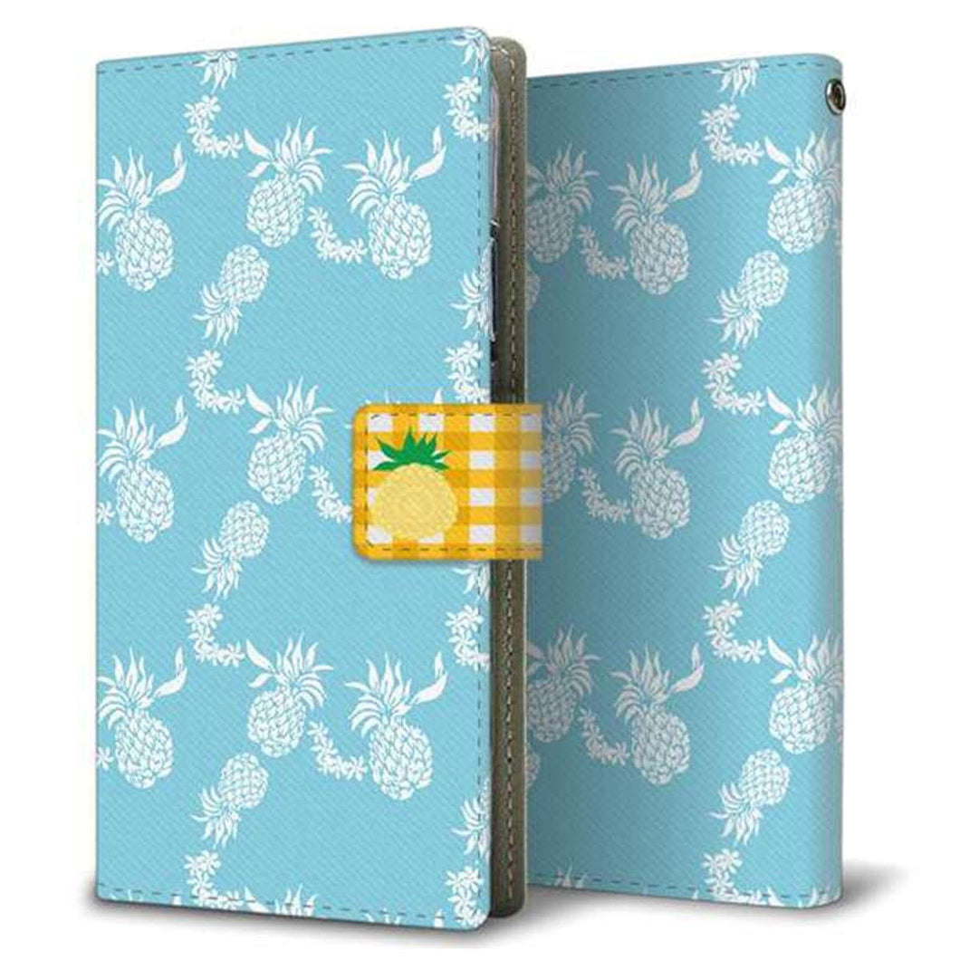 docomo アローズ ビー3 F-02L 画質仕上げ プリント手帳型ケース(薄型スリム)【YB911 アロハ02】