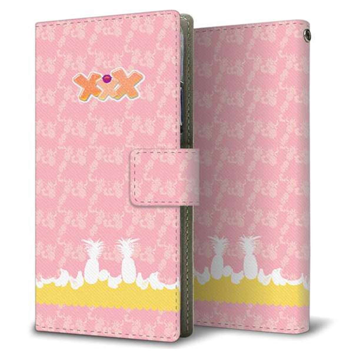 AQUOS sense6s SHG07 au/UQ mobile 画質仕上げ プリント手帳型ケース(薄型スリム)【YB913 アロハ04】