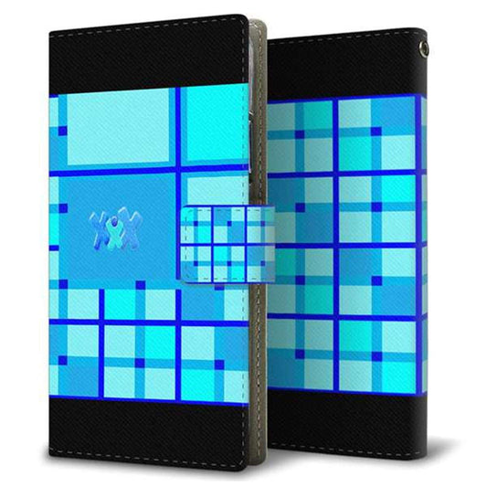 Google Pixel 3XL 画質仕上げ プリント手帳型ケース(薄型スリム)【YB928 タータンブルー】