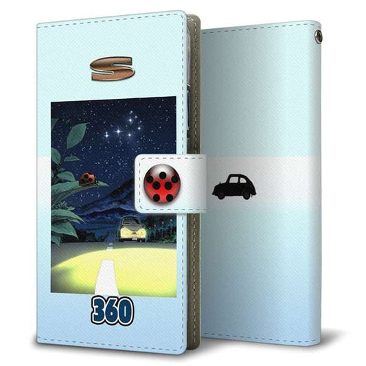 docomo ギャラクシー フィール SC-04J 高画質仕上げ プリント手帳型ケース(薄型スリム)【YB958 S360 青】