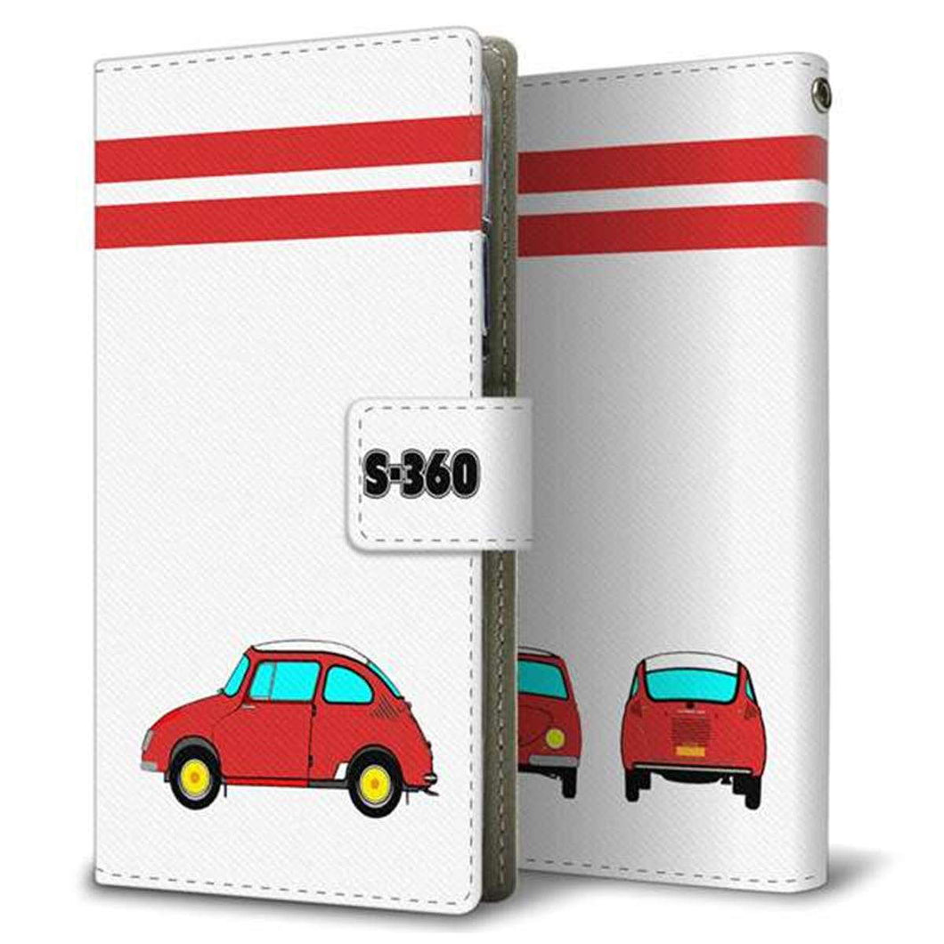 docomo アクオスエバー SH-02J 画質仕上げ プリント手帳型ケース(薄型スリム)【YB959 てんとう虫01】