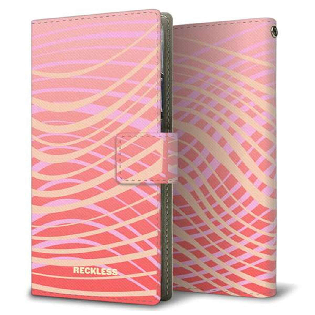 docomo アクオスセンス2 SH-01L 画質仕上げ プリント手帳型ケース(薄型スリム)【YB986 クロスウェービー02】