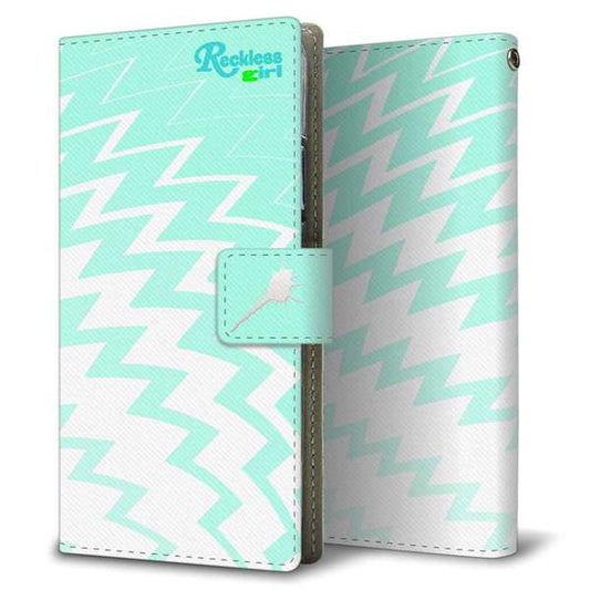 OPPO Reno A 高画質仕上げ プリント手帳型ケース(薄型スリム)【YC806 ビーチグリーン】