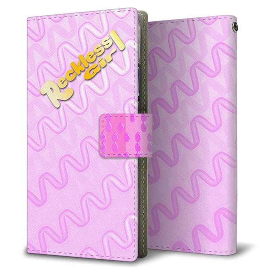 docomo アクオスR SH-03J 画質仕上げ プリント手帳型ケース(薄型スリム)【YC811 スプリングピンク】