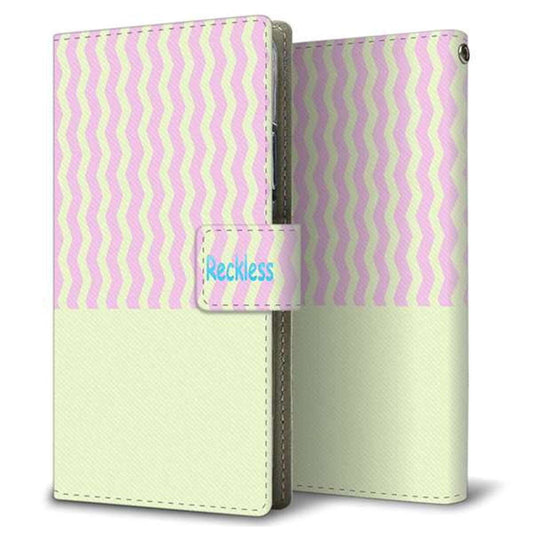 Xperia Ace III SOG08 au 画質仕上げ プリント手帳型ケース(薄型スリム)【YC824 ジェリーフィッシュ02】