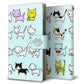 アンドロイドワン S8 画質仕上げ プリント手帳型ケース(薄型スリム)【YC836 ねこラブ03】