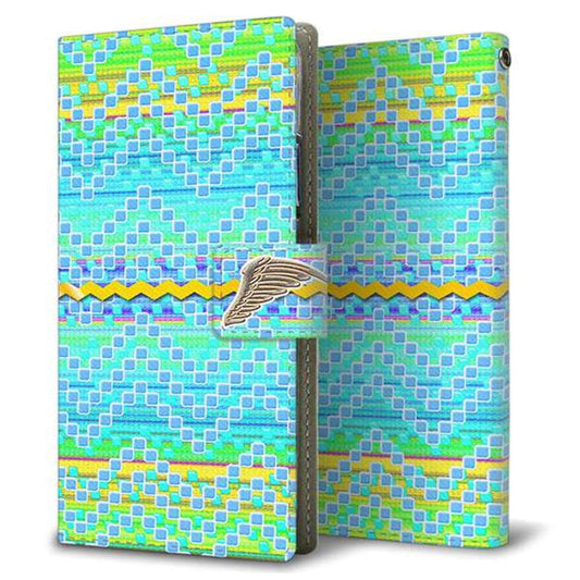 docomo HUAWEI（ファーウェイ） P30 Pro HW-02L 画質仕上げ プリント手帳型ケース(薄型スリム)【YC840 インディアンデザイン04】