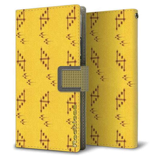 Galaxy A22 5G SC-56B docomo 画質仕上げ プリント手帳型ケース(薄型スリム)【YC844 絣01】