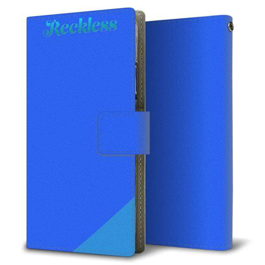 SoftBank エクスペリア XZ2 702SO 高画質仕上げ プリント手帳型ケース(薄型スリム)【YC861 レクレスブルー】
