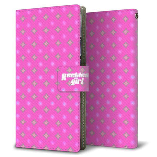 au エクスペリアXZ SOV34 画質仕上げ プリント手帳型ケース(薄型スリム)【YC878 ポルカ03】