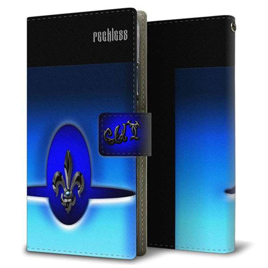 docomo アクオスセンス2 SH-01L 画質仕上げ プリント手帳型ケース(薄型スリム)【YC883 フレアブラック】