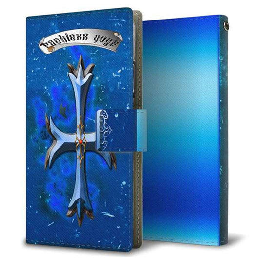 Google Pixel 3 画質仕上げ プリント手帳型ケース(薄型スリム)【YC888 クロスシアン】