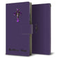 iPhone12 Pro 画質仕上げ プリント手帳型ケース(薄型スリム)【YC911 バイオレットクロスｓ】