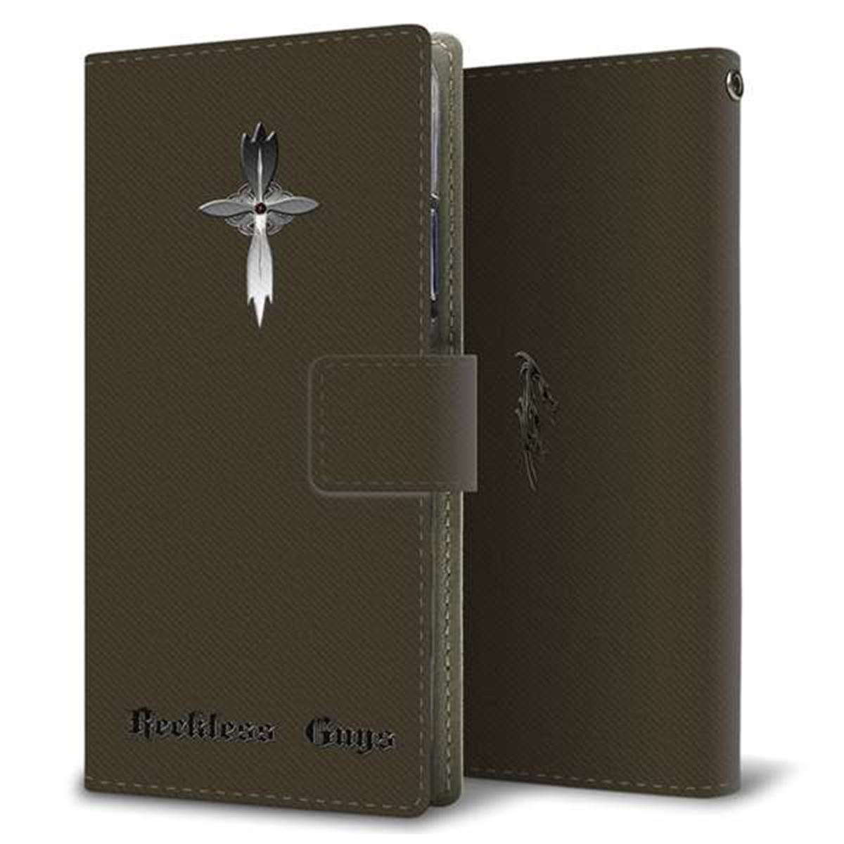 Xperia Ace III SOG08 au 画質仕上げ プリント手帳型ケース(薄型スリム)【YC917 クロスフレアｓ】