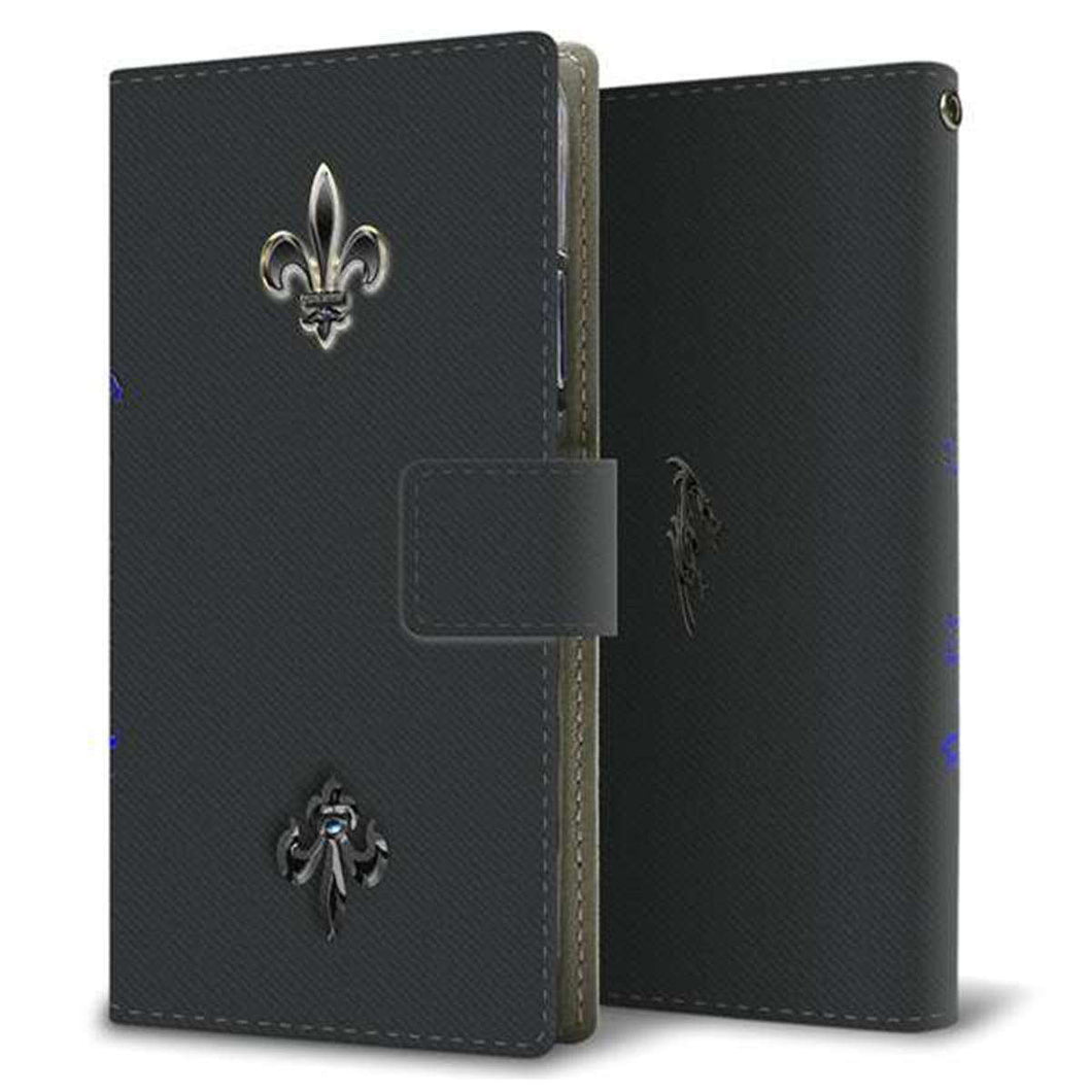 Xperia Ace III SOG08 au 画質仕上げ プリント手帳型ケース(薄型スリム)【YC919 ダブルフレアｓ】