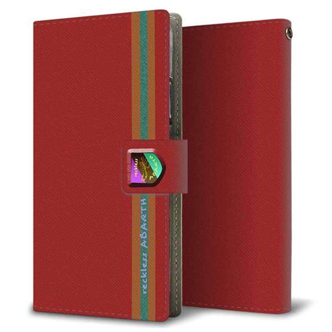 SoftBank アクオスゼロ2 906SH 画質仕上げ プリント手帳型ケース(薄型スリム)【YC932 アバルト03】