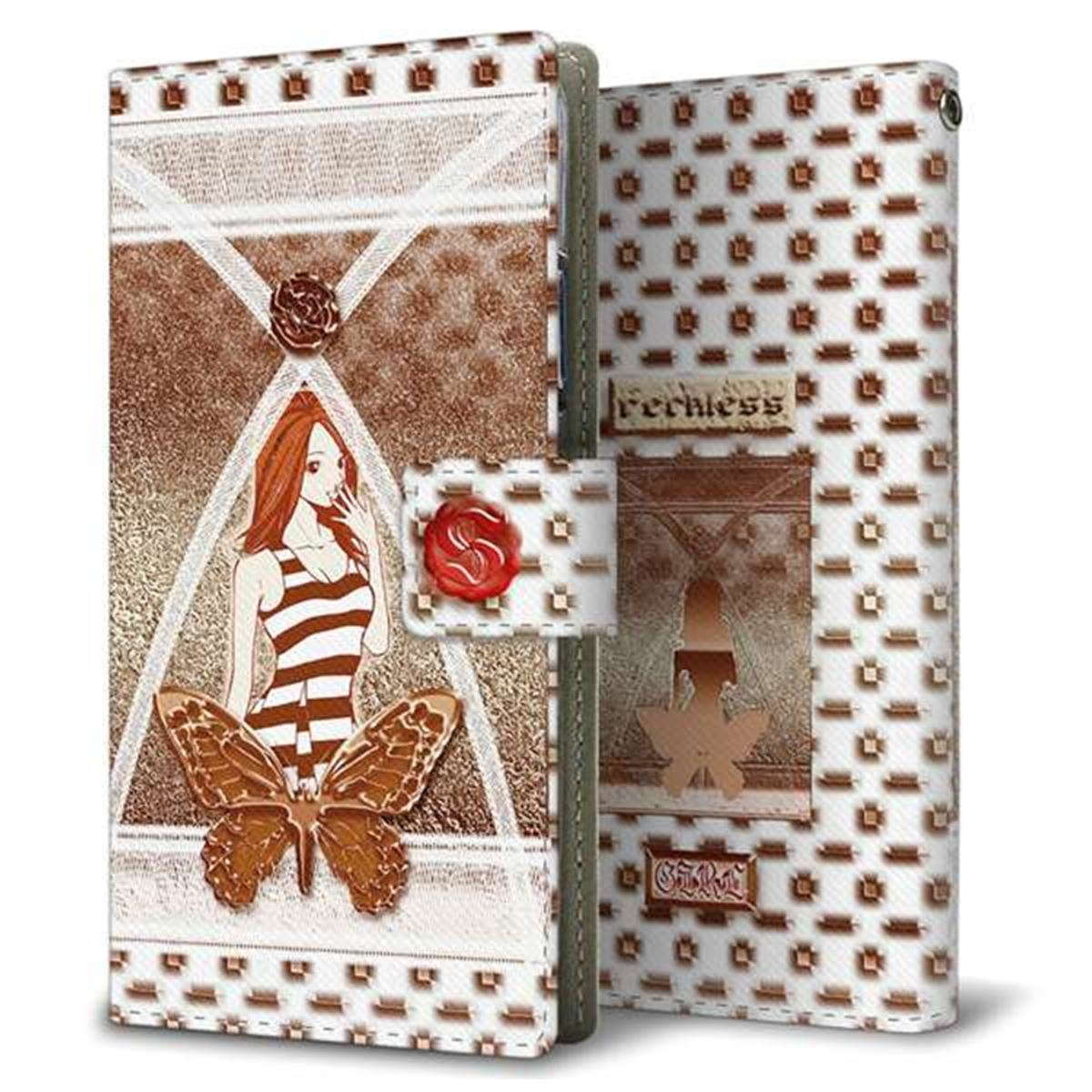 楽天モバイル OPPO（オッポ） A73 画質仕上げ プリント手帳型ケース(薄型スリム)【YC978 ピンナップガール09】