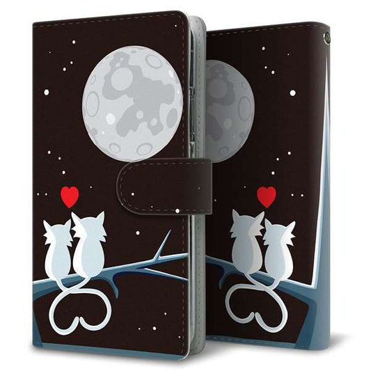 AQUOS wish A104SH Y!mobile 高画質仕上げ プリント手帳型ケース(通常型)【376 恋するしっぽ】