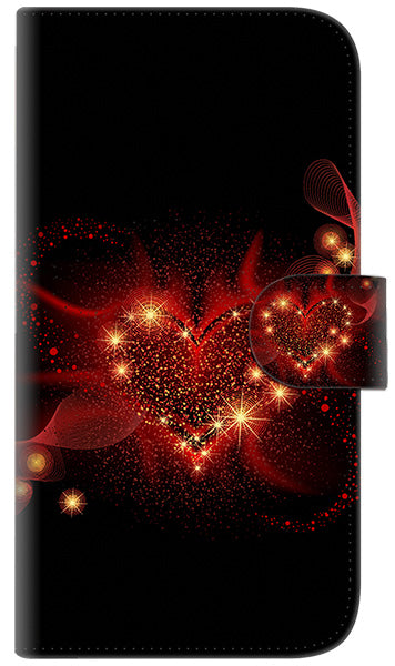 iPhone6 PLUS 高画質仕上げ プリント手帳型ケース(通常型)【382 ハートの創生】