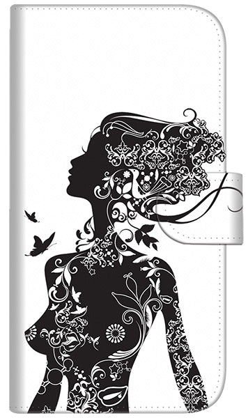 iPhone6 PLUS 高画質仕上げ プリント手帳型ケース(通常型)【384 ボディアート】