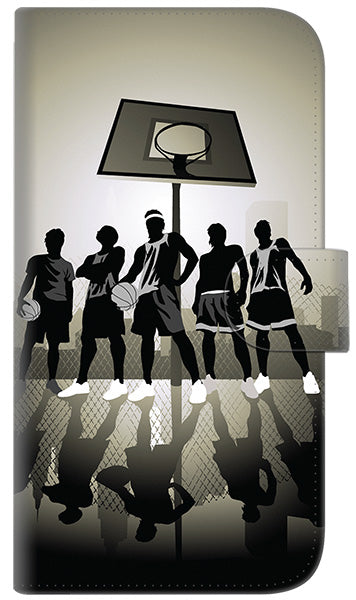 iPhone6 PLUS 高画質仕上げ プリント手帳型ケース(通常型)【389 クールバスケ】