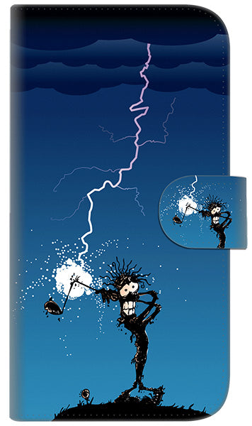 iPhone6 PLUS 高画質仕上げ プリント手帳型ケース(通常型)【417 ゴルファーの苦難】