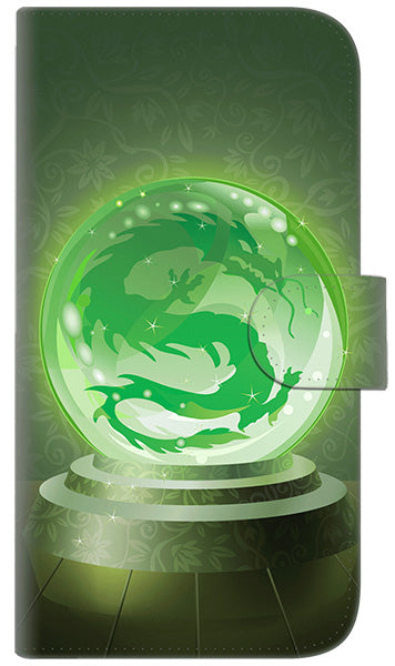 iPhone6 PLUS 高画質仕上げ プリント手帳型ケース(通常型)【439 水晶に浮かぶ龍】