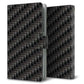 DIGNO BX2 A101KC SoftBank 高画質仕上げ プリント手帳型ケース(通常型)【461 カーボン】