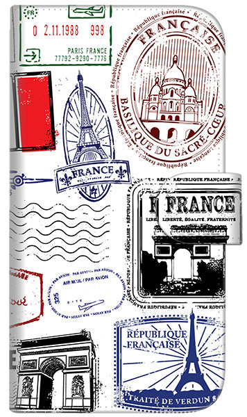 iPhone6 PLUS 高画質仕上げ プリント手帳型ケース(通常型)【592 ＦＲＡＮＣＥ】