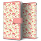 AQUOS wish SHG06 au 高画質仕上げ プリント手帳型ケース(通常型)【593 北欧の小花Ｓ】