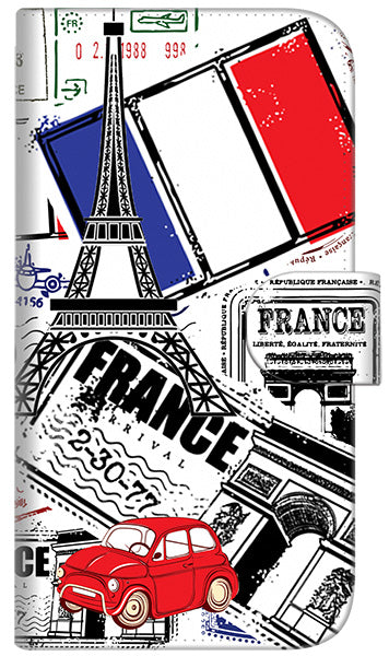 iPhone6 PLUS 高画質仕上げ プリント手帳型ケース(通常型)【599 フランスの街角】