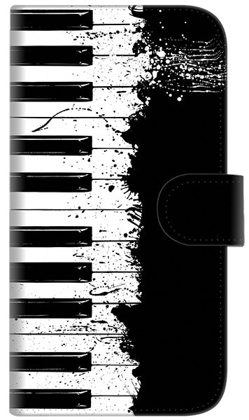 iPhone6 PLUS 高画質仕上げ プリント手帳型ケース(通常型)【611 クラッシュピアノ】