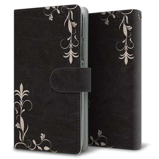 SIMフリー アクオスセンス4 高画質仕上げ プリント手帳型ケース(通常型)【EK825 レザー風グラスフレーム】