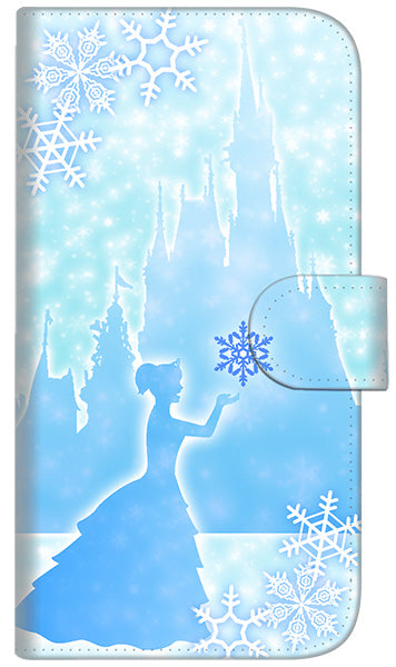 iPhone6 PLUS 高画質仕上げ プリント手帳型ケース(通常型)【EK920  雪の女王 城】