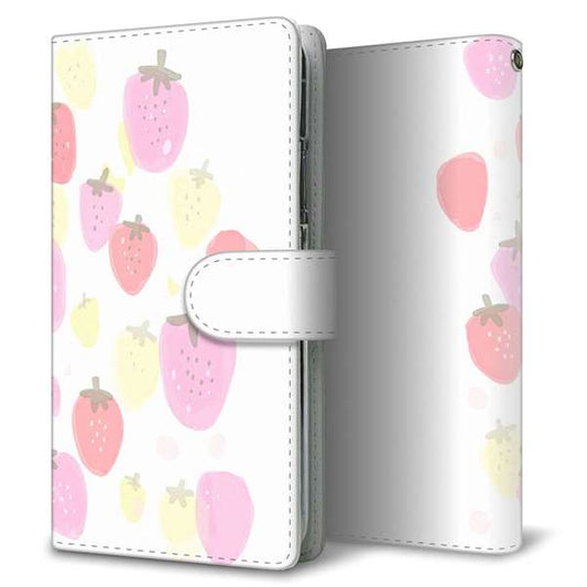 Xperia Ace III A203SO Y!mobile 高画質仕上げ プリント手帳型ケース(通常型)【FD804 いちご804】