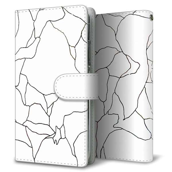 au HUAWEI（ファーウェイ） P30 lite Premium HWV33 高画質仕上げ プリント手帳型ケース(通常型)【FD825 ボーダーライン02（稲永）】